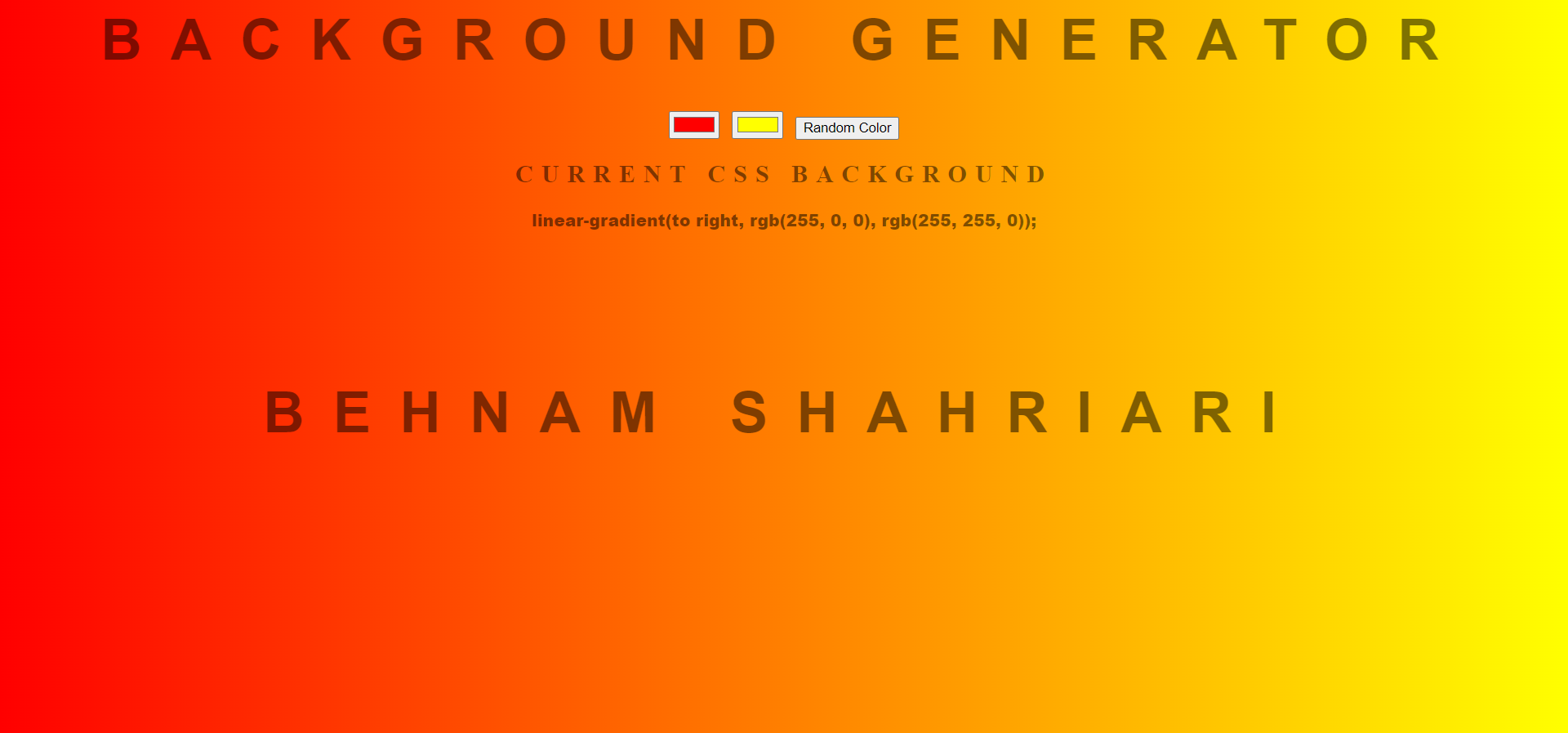 Background Generator